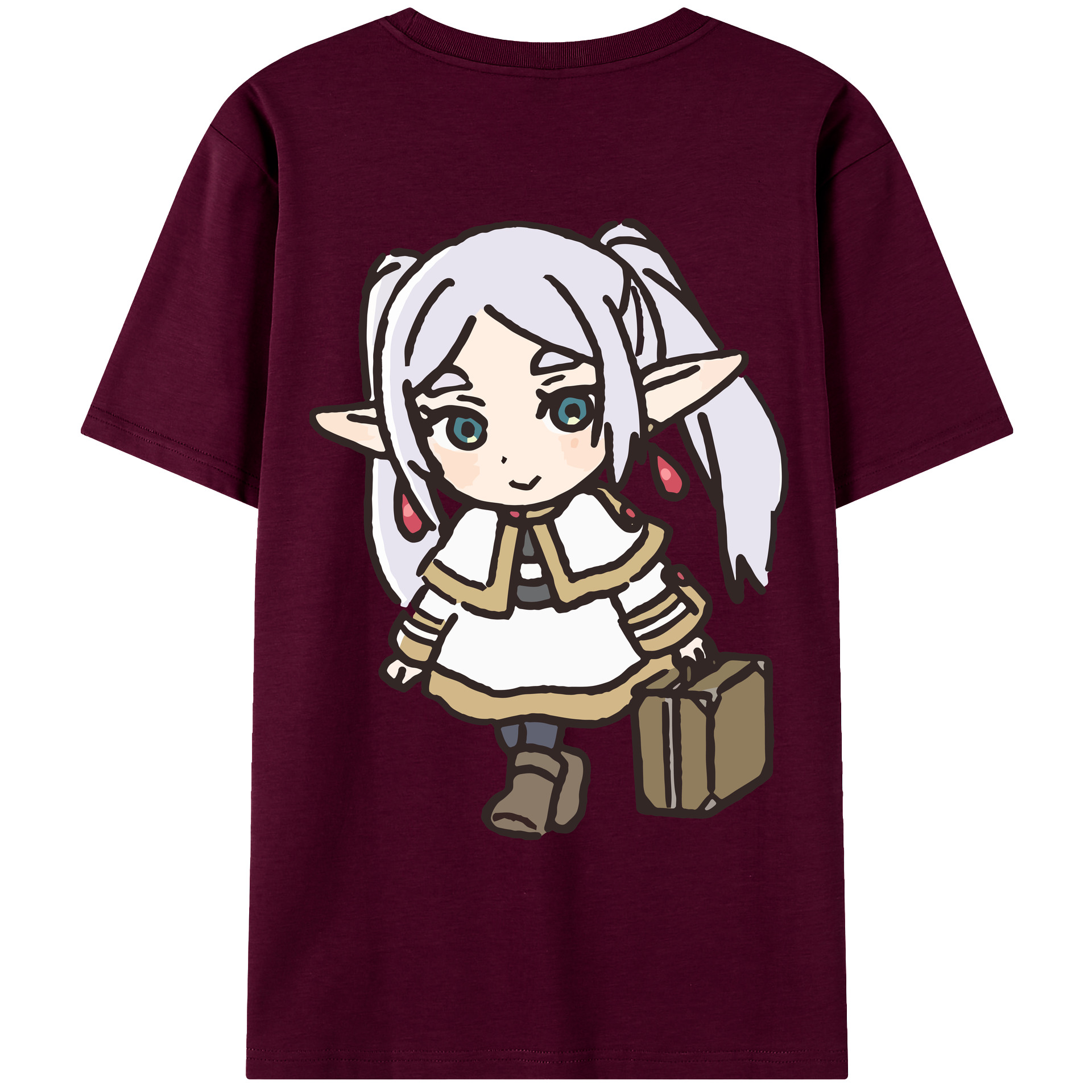 （画像用） 葬送のフリーレン Frieren レディース半袖Tシャツ(バックプリント)
